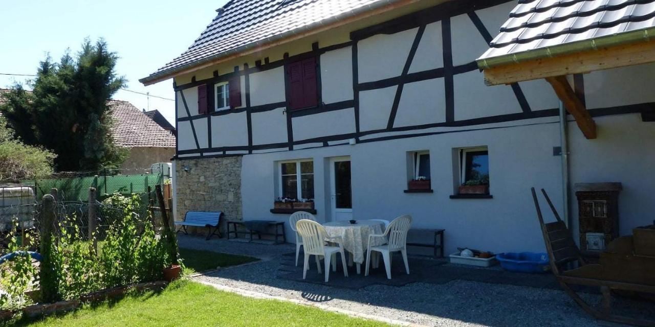 Gite Les Sabots De Paille, Alsace Haut-Rhin Ballesdorf Eksteriør bilde